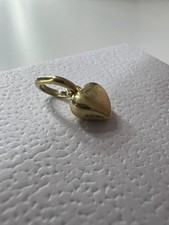 PANDORA Charm Anhänger Bead vergoldetes Metall goldfarben Herz Damen Original 💖