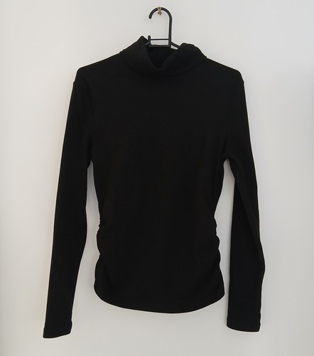 Schwarzer damen fleecepullover - schwarzer, damen-fleecepullover