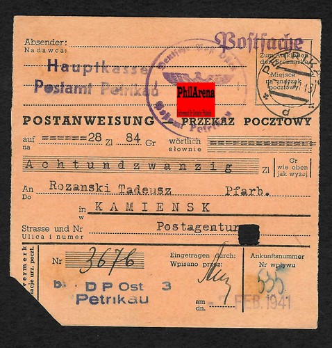 Postanweisung postsache - gg:,