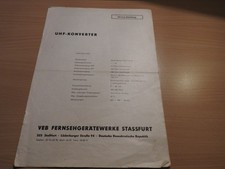 UHF Konverter Service Anleitung RFT