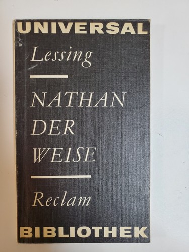 Nathan der weise - weise, gotthold