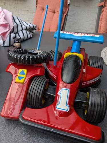 Fisher price rotes renn auto - price,