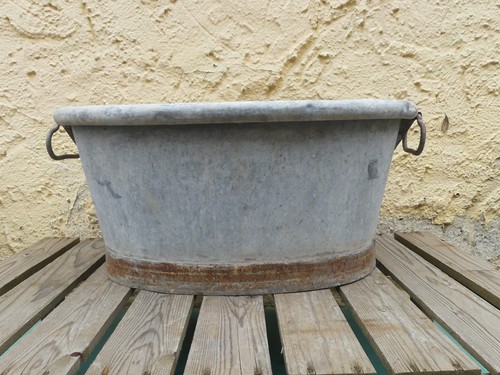Zinkwanne frankreich antik - zinkwanne,