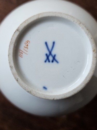 Meissen vase pfeiffer zeit - ​meissen,