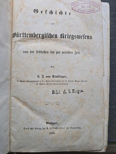 Antikes buch militaria - antikes,
