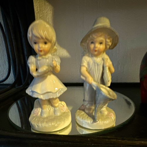 2er set keramikfiguren kinder - 2er-set,