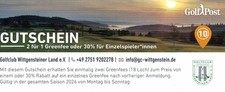Golf Greenfee Gutschein 2026
