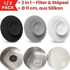 Stöpsel Abfluss Küche Bad Spülbecken Badewanne Haare Filter Ablauf Stopfen Sieb