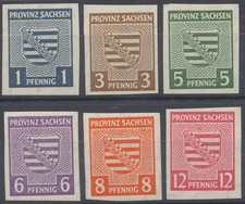 Sowjetische Zone, MiNr. 66-71