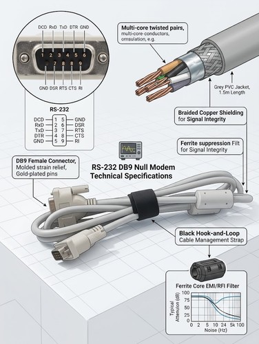 Serielles 232 datenkabel - serielles, rs-232