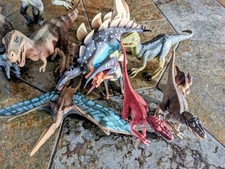 Konvolut 13x Spielfiguren Dinosaurier und Drachen - gebraucht