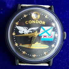 russische RAKETA Condor Armbanduhr mit UBOOT, NEU VINTAGE