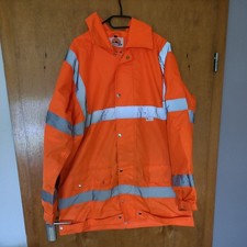 Stonekit Warnschutz  Regenjacke  Orange Größe  L