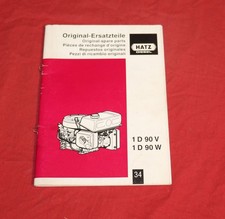 Ersatzteilliste HATZ 1 D 90 V
