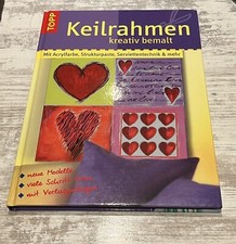 Keilrahmen kreativ bemalt - neuwertig mit Vorlagen