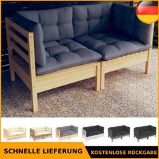 Gartensofa 2-Sitzer mit Kissen