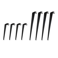 4x Tischbeine Hairpin Legs Schwarz Metall Esstisch Schreibtisch Haarnadel Kufen
