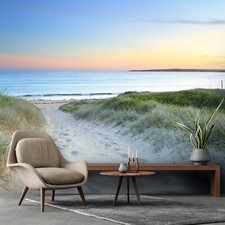 Fototapete Strand Meer Nordsee Natur Wohnzimmer 3D VLIES TAPETE XXL + KLEISTER