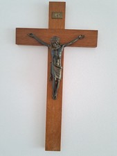Großes Kruzifix Wandkreuz