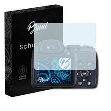 Bruni 2x Folie für Fujifilm FinePix S2000HD Schutzfolie Displayschutzfolie