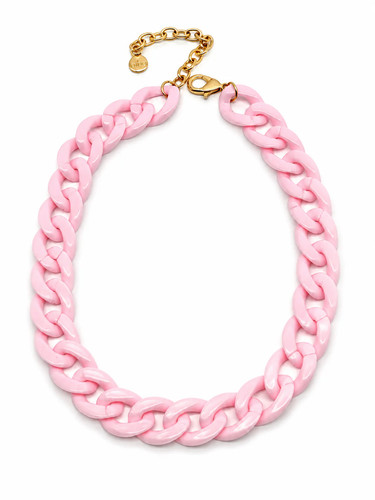 Halskette biba rosa - halskette,