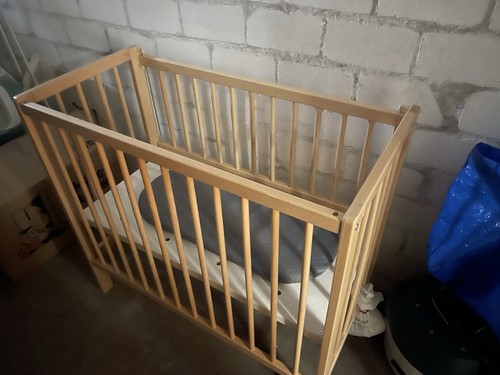 Babybett 120x60 komplett - babybett,