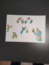 Original Artwork Lucas Beaufort DIN A4 1/1 signiert 