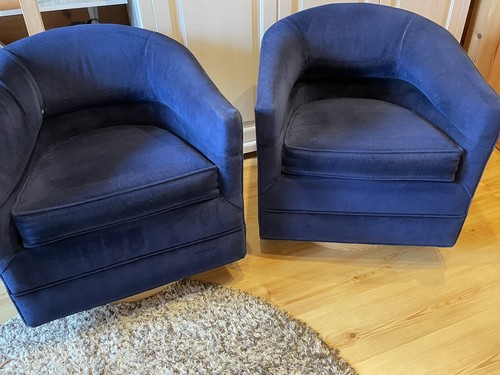 Zwei drehsessel loungesessel - drehsessel, /