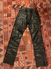 Motorrad Biker Hose Lederhose