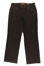 MAC Gracia Damen Jeans Hose Gr.44 L34 schwarz braun used gerade Stretch 180-153