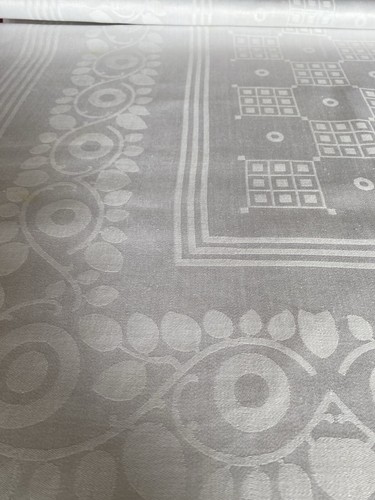 Art deco leinen tafeltuch 165x - deco,