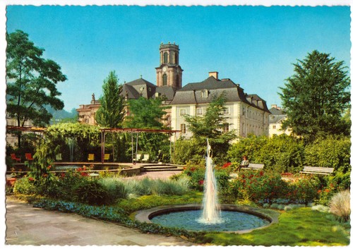 Saarbrücken anlagen mit - ak,,