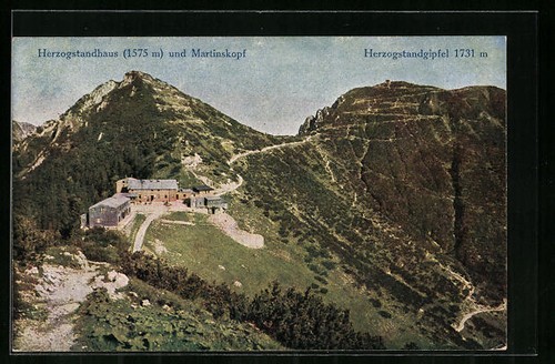 Herzogstandhaus berghütte - ak, herzogstandhaus,