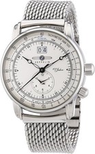 Zeppelin 7640M1 Herrenuhr Armbanduhr Wasserdicht Edelstahl 34 mm silber