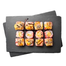 Sendez® Schieferplatten 30x20 Servierplatte Untersetzer Käseplatte 2-6-tlg.