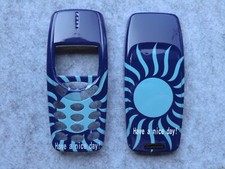Nokia Handy 3310 3330 Front Cover + Back Cover - Have a nice Day! -  Nachbau