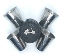 Vespa Edelstahl Schnapsbecher