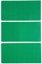 3x Lego Rasen Wiese  Platten