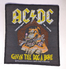 AC DC Dog 1994 Patch Aufnäher ca. 10x11 cm Nr. 2988 Original Vintage Kutte