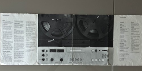 Vintage original braun tg1000 - braun,