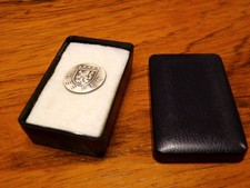 Ehrenbrief des Landes Hessen Abzeichen 2. Form - Pin Silber 925 im Etui -- Orden