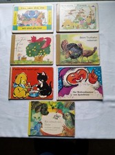 7 DDR Pappbilderbücher,Kleine Tiere essen gern,Weihnachtsmann vom Sputnikhaus...