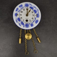 Wintermantel Miniaturuhr Blue