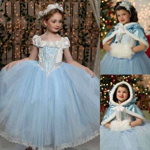 Kleid umhang eiskönigin elsa - eiskönigin,
