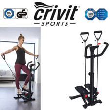 Crivit Swing Stepper mit Griff schwarz Griff Heimtrainer Fitnessgerät NEU & OVP
