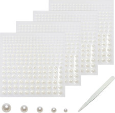 900 Stück Perlen sticker Selbstklebende Halbperlen Aufkleber Maniküre Make