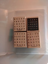 Stampin Up! Alphabet Stempel / Schulanfang Buchstaben