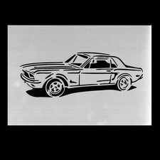 Schablone  Wände Airbrush