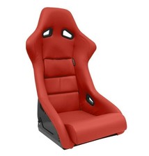 AutoStyle SS 47LR BS1 Rennsitz Sportsitz Rot Eco-Leder