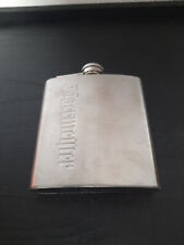 Jägermeister Flachmann Stainless Steel 6oz Schriftzug Edelstahl Sammler